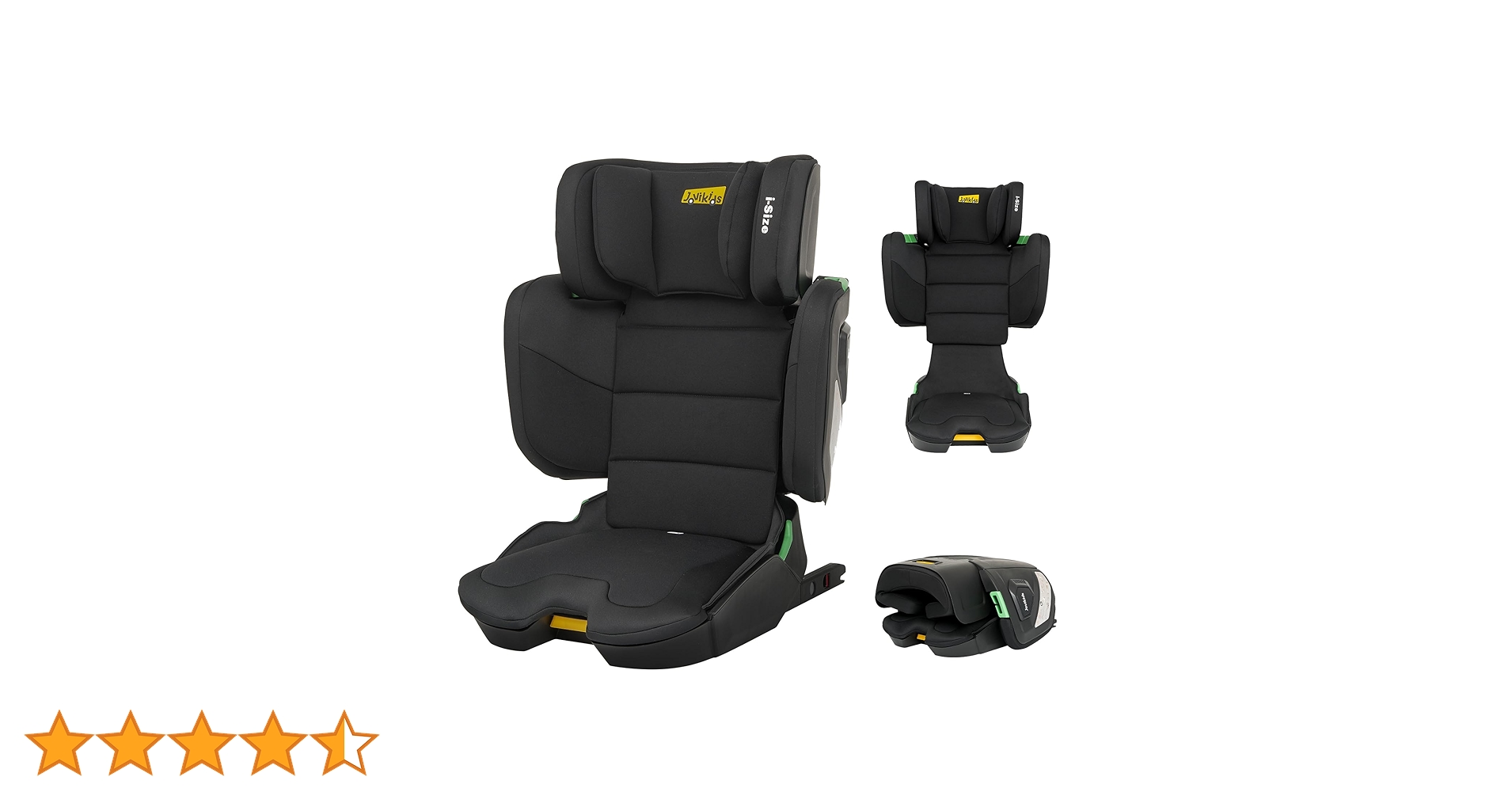 Amazon | Jovikids 折りたたみのジュニアシート ISOFIX、i-Size